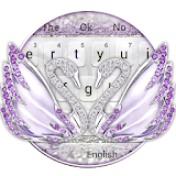 Silver Diamond Swan Keyboard Theme icon