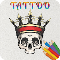 Tattoo Designs Drawing & Tattoo Coloring Book Game