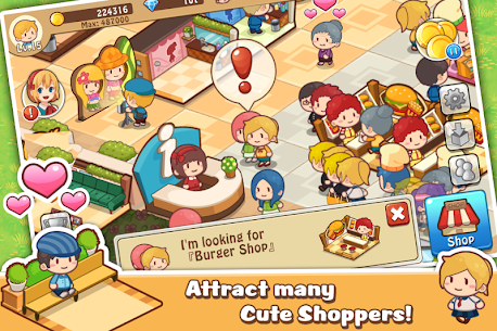 Happy Mall Story MOD APK v2.3.1 (Unlimited Diamond, Free Building, XP Multiple) 1