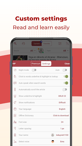 Screenshot of Todaii: Easy Spanish