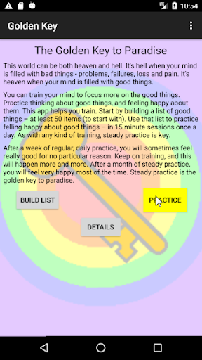 Android application Golden Key screenshort