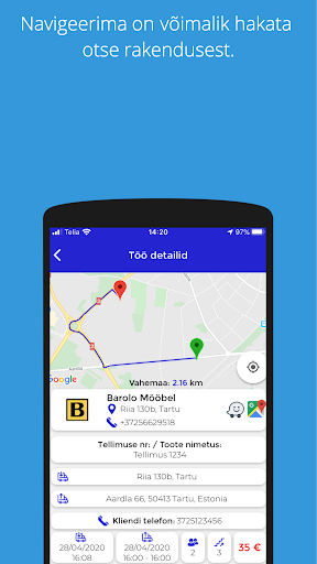 PAKK Driver Screen 2