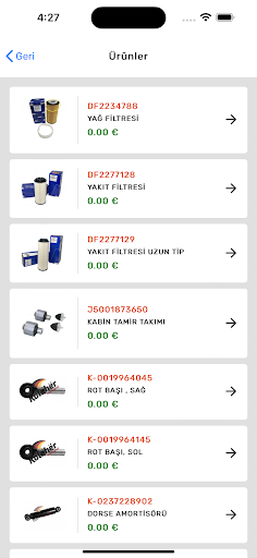 B4B Truck Parts Screen 2