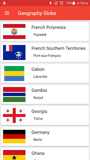 Geography Globe - Countries In Screen 2
