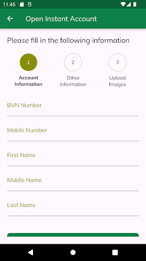 Moneyfield MFB Mobile Banking Screen 3