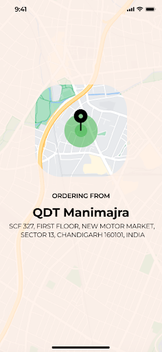 QDTea - Quick Delivery Tea Screen 2
