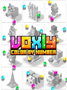 Voxly: 3D Color by Number - Coloring Book. Screenshot