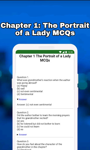Screenshot of Class 11 English NCERT Notes