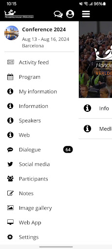 Android application Handelskammaren Mälardalen screenshort