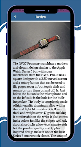 IWO7 Smartwatch Guide