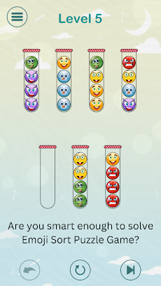 Emoji Sort Master Puzzle Gamesのおすすめ画像1