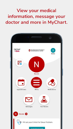 Ohio State MyHealth Screen 2