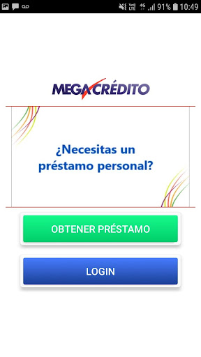 Android application Megacrédito Préstamos Rapidos screenshort