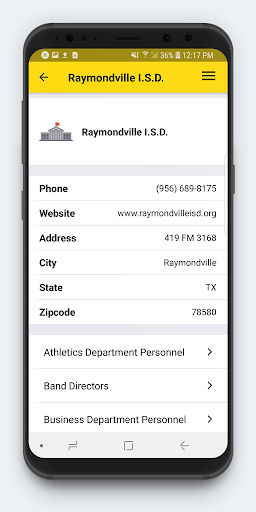 Raymondville ISD Screen 3