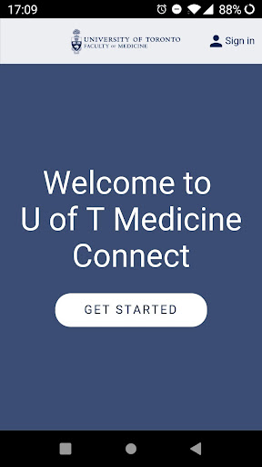Android application Temerty Medicine Connect screenshort