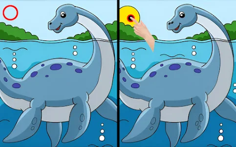 Find difference dinosaur game