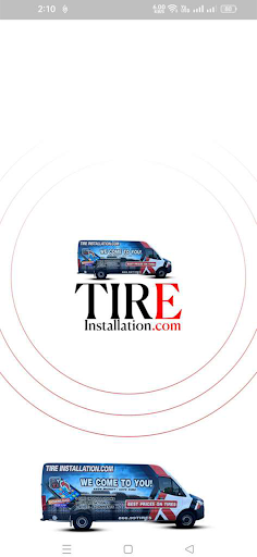 Android application Tire Installation Driver screenshort
