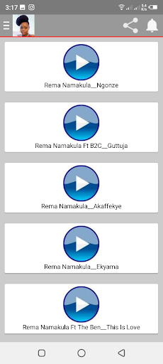 Android application Rema Namakula Songs screenshort