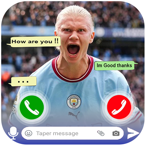 Fake Call & Chat With Haaland logo