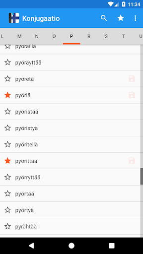 Finnish Conjugation Screen 2