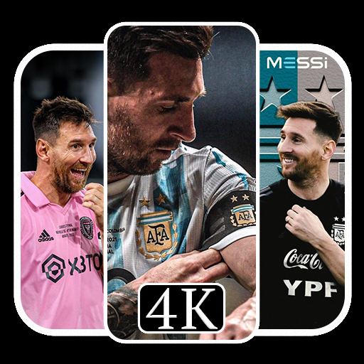 Lionel Messi Wallpaper HD 4K logo