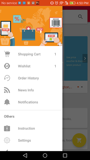 Android application পণ্য সেবা (Pannoseba) screenshort