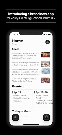 Android application Valley-Edinburg School screenshort