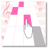 Pink Piano Tiles icon