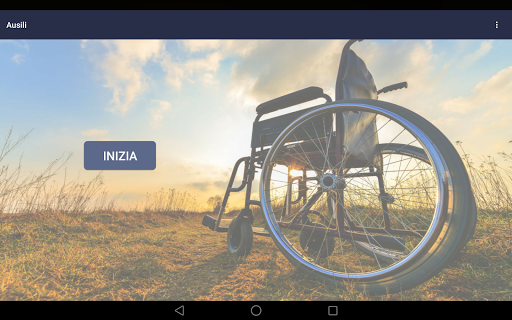 Android application Ausili screenshort