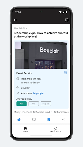 Bouclair Zone Screen 2
