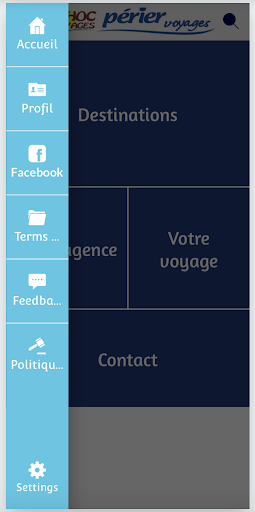 AdHoc Périer Voyages Screen 2