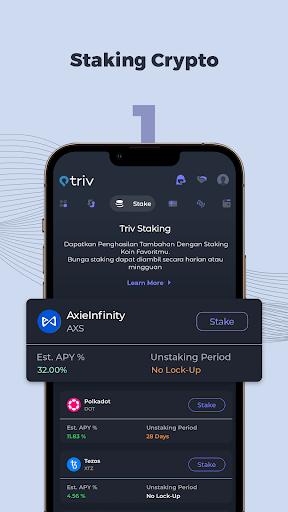 Triv - Buy & Staking Crypto Screen 3