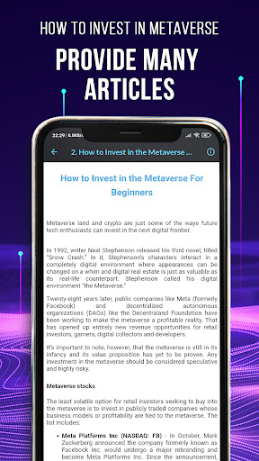 How To Invest In Metaverse Screen 2
