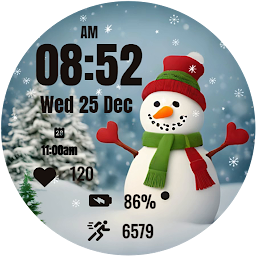 Cute Snowman Christmas Watch Mod Apk