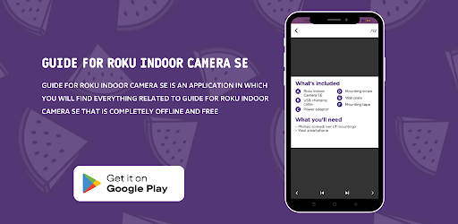 Roku Indoor Camera SE Guide Screen 3