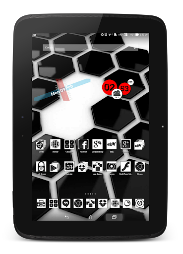 BlackBlanco Icon CM12andLauncher