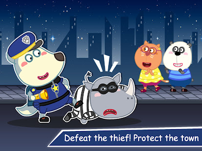 Wolfoo - We are the police Varies with device APK screenshots 15