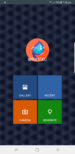 Android application Mirror Studio screenshort