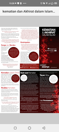 kematian dan Akira dalam Islam Screen 2