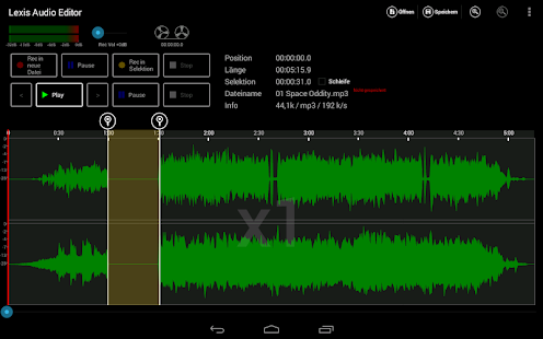 Lexis Audio Editor Ekran görüntüsü