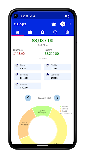 eBudget control of expenses Screenshot 1 - AppWisp.com