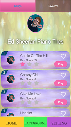 Shape Of You - Ed Sheeran Piano Tiles
