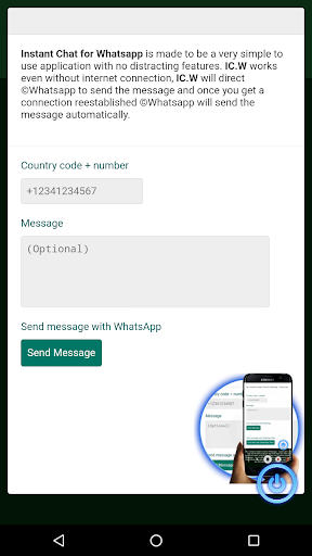 Instant Chat for Whatsapp Screen 2