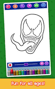 Venom coloring the Super heroesのおすすめ画像2
