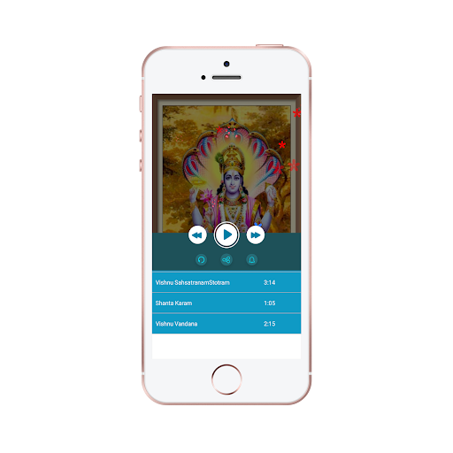 Android application vishnu chalisa strotras screenshort