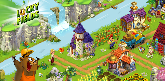 Download do APK de Jogos de fazenda: Lucky Fields para Android