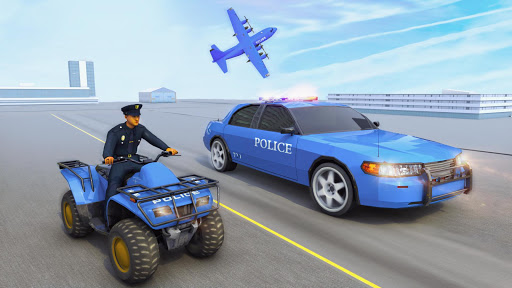 USA Police Car Transporter Games: Airplane Games  screenshots apk mod hack proof 1
