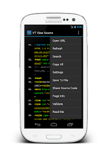 VT View Source Screenshot