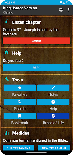 Holy Bible King James Version Screen 2