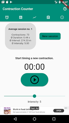 Contraction Counter (Labor Tra Screenshot 1 - AppWisp.com